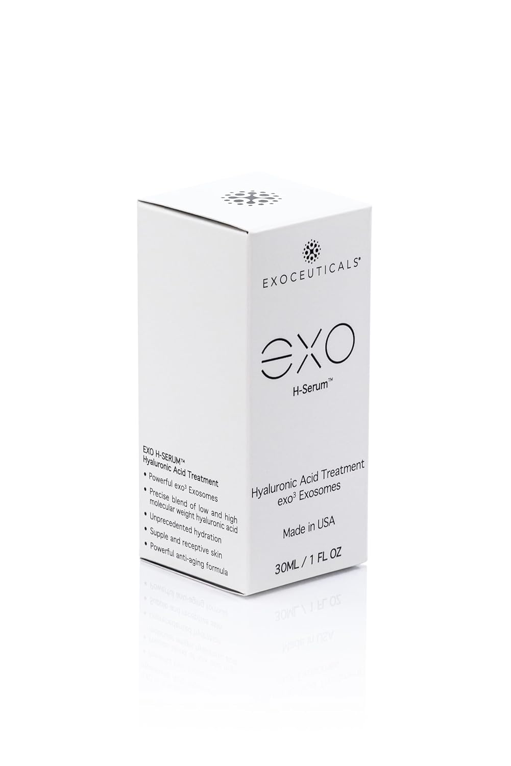 EXO H-SERUM™ Exoceuticals Hyaluronic Acid Treatment | Skincare Serum | Deep Hydration For Your Skin | Innovative Skin Care | 30ML (1 fl oz.)