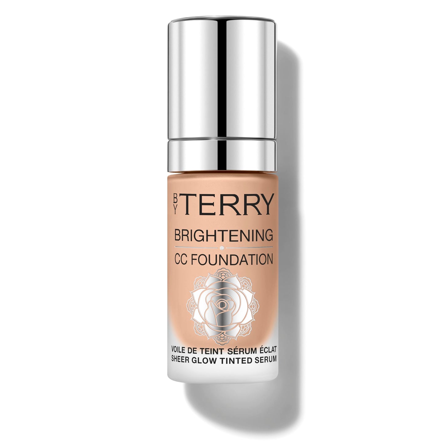 By Terry Brightening CC Foundation, Hydrating Serum Foundation, Ultra-Sheer Finish, Vegan & Cruelty-Free, 4N, Medium Neutral