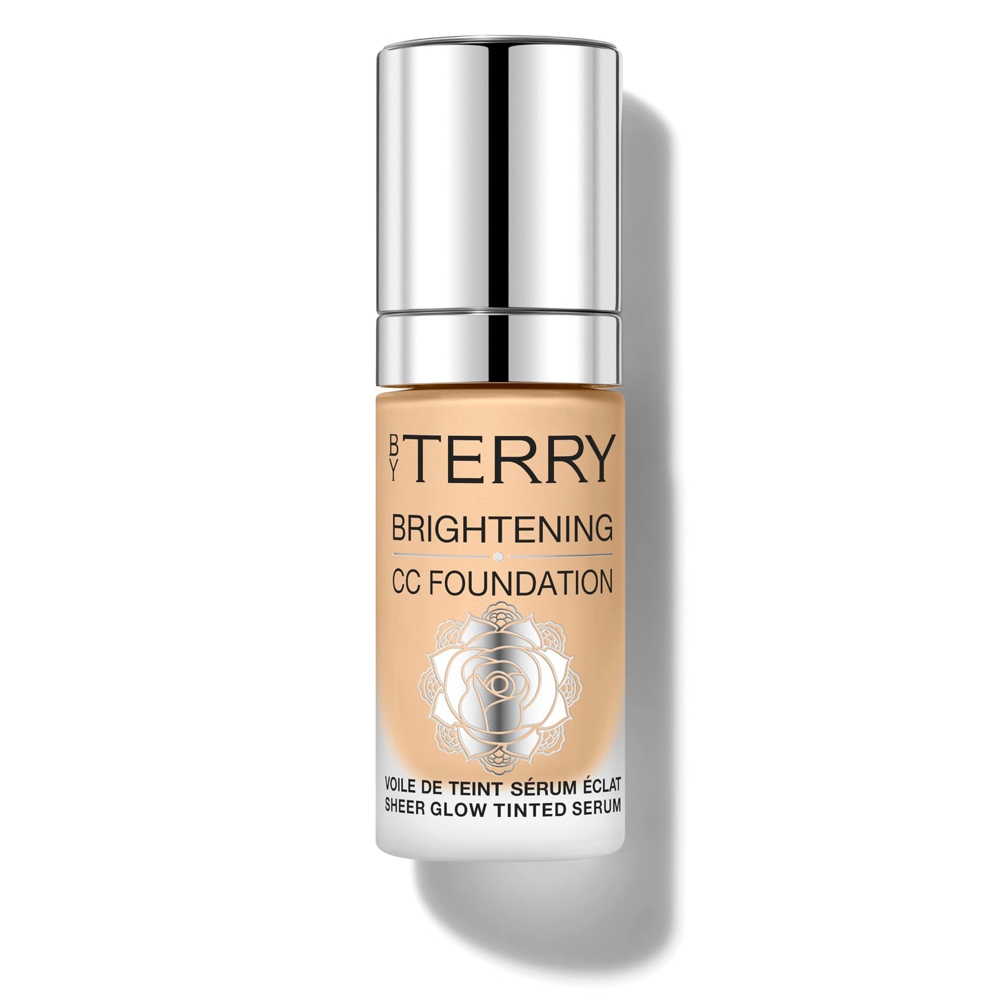 By Terry Brightening CC Foundation, Hydrating Serum Foundation, Ultra-Sheer Finish, Vegan & Cruelty-Free, 4N, Medium Neutral