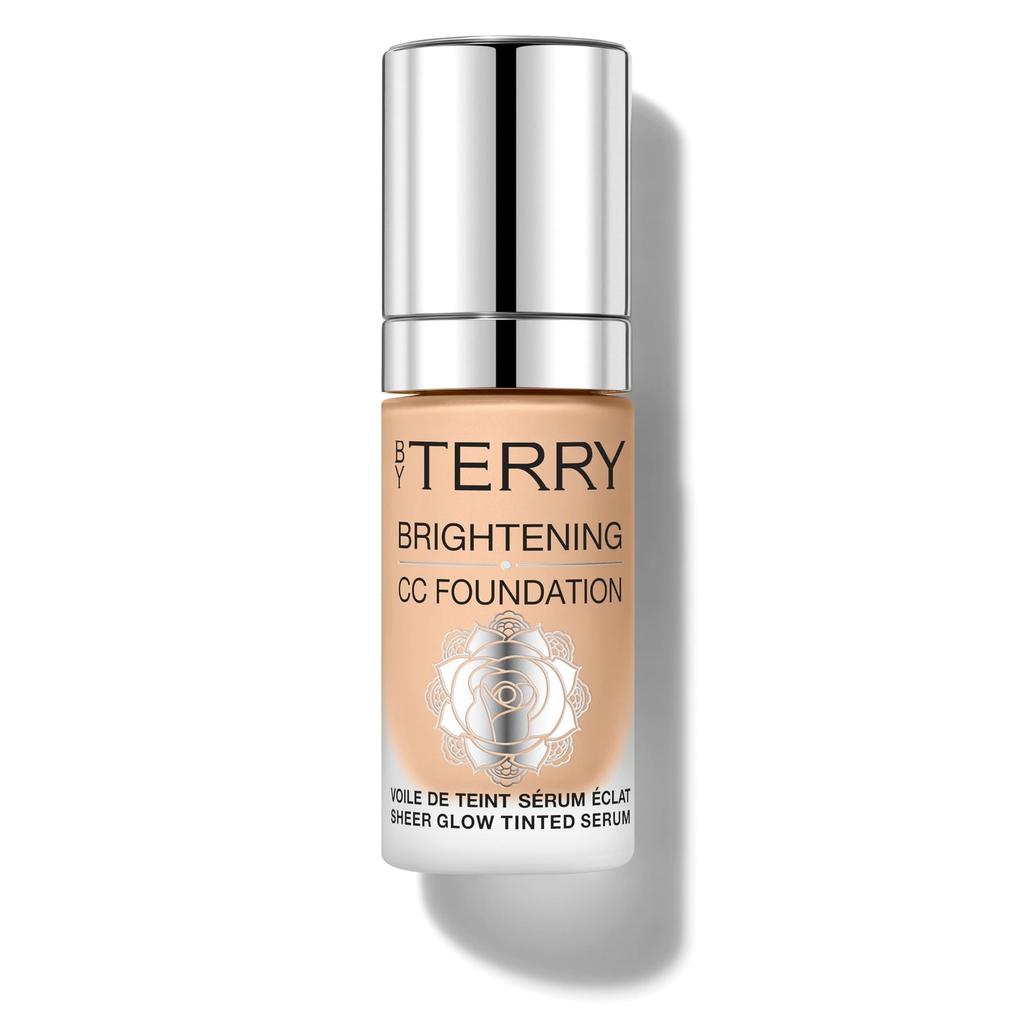 By Terry Brightening CC Foundation, Hydrating Serum Foundation, Ultra-Sheer Finish, Vegan & Cruelty-Free, 4N, Medium Neutral